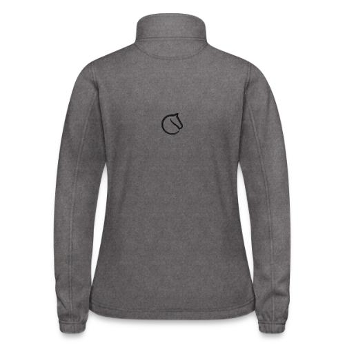 black lichess logo - Women's Fleece Jacket North