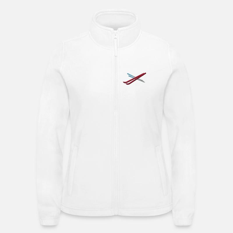 Skis brodés Veste polaire North Femme