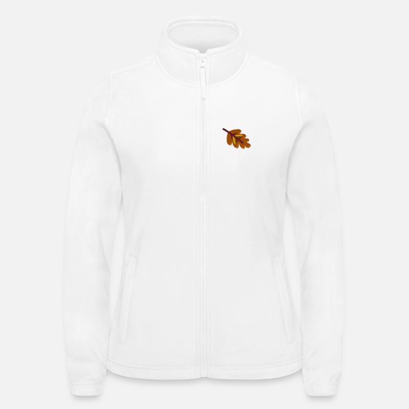 Feuille de chêne brodée Veste polaire North Femme