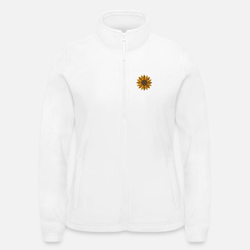 Tournesol brodé Veste polaire North Femme