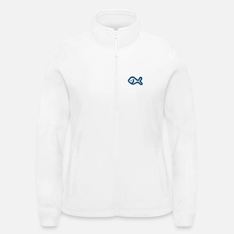 Fish embroidered Women's Fleece Jacket North