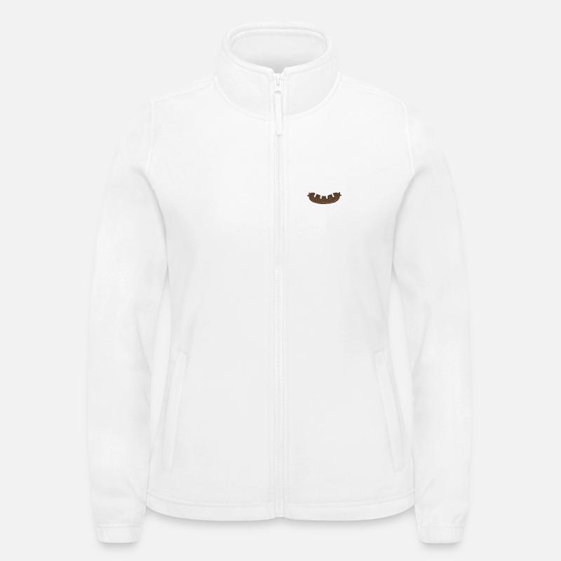 Embroidered bratwurst Women's Fleece Jacket North