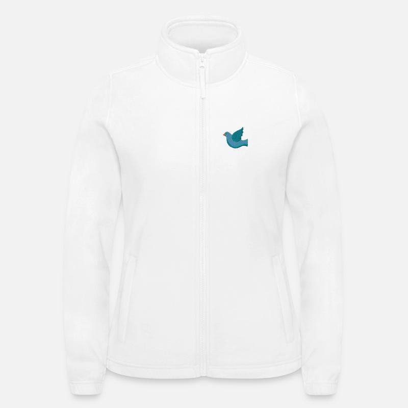 Colombe brodée Veste polaire North Femme