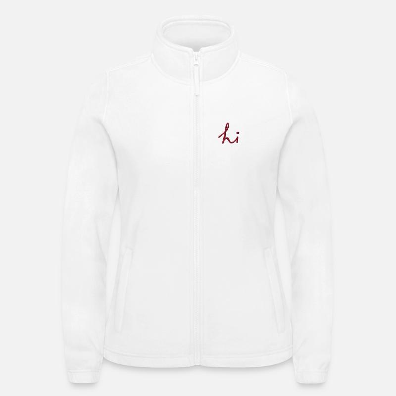 Lettrage Hi brodé Veste polaire North Femme