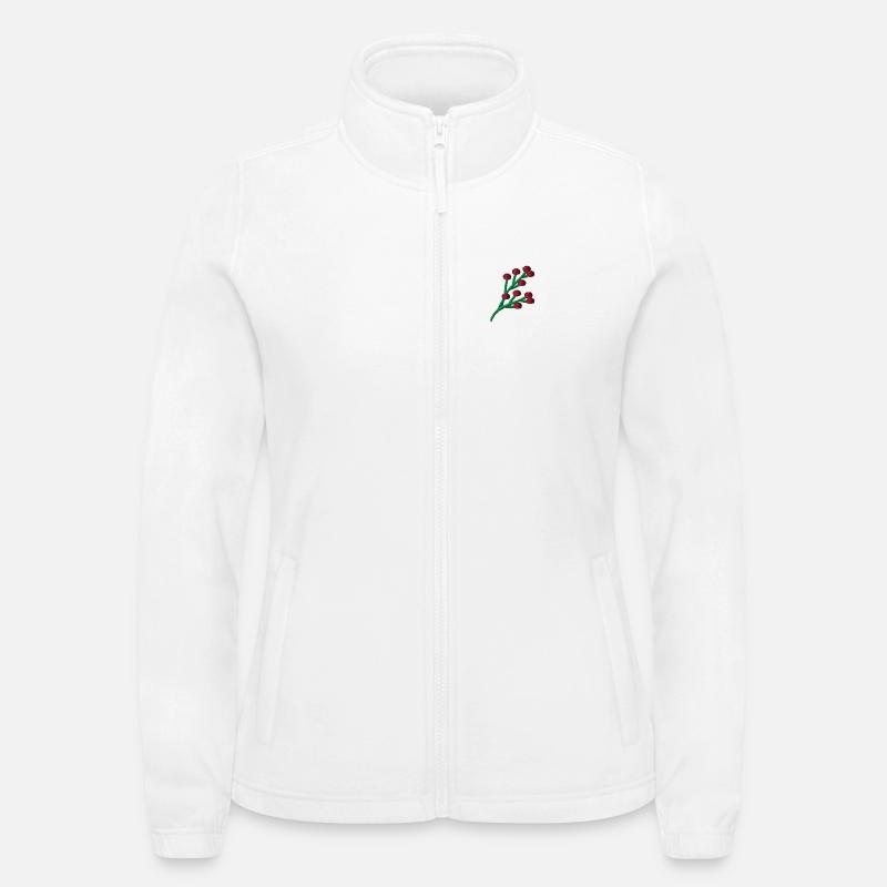 Cornelian cherry embroidered Women's Fleece Jacket North