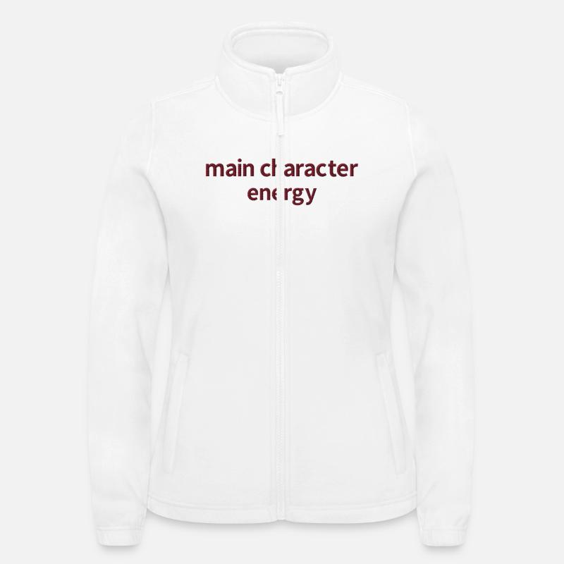 Statement Saying Embroidered Women's Fleece Jacket North