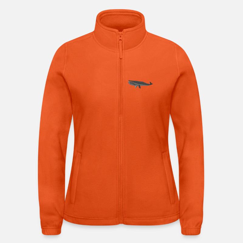 Baleine brodée Veste polaire North Femme