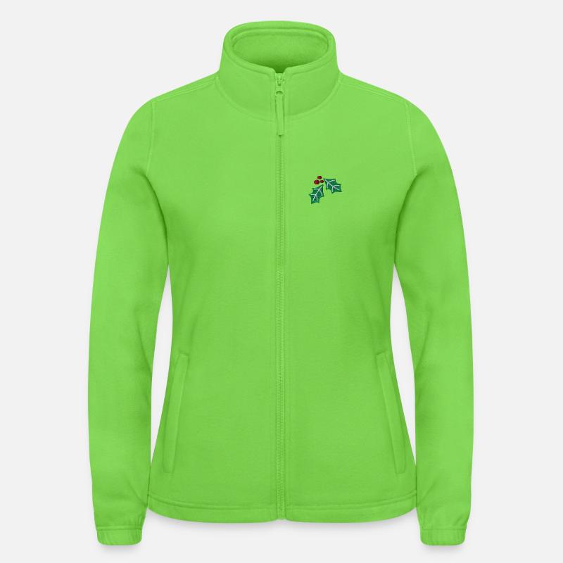 Cornelian cherry embroidered Women's Fleece Jacket North