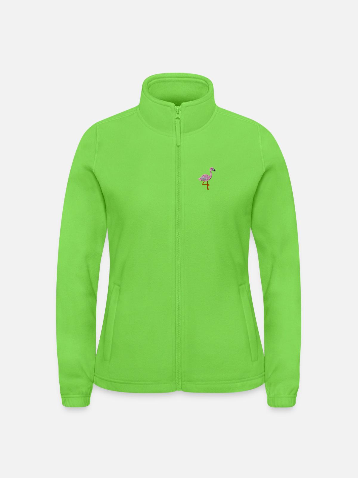 Flamingo - Frauen Fleecejacke North - Hellgrün - Vorne