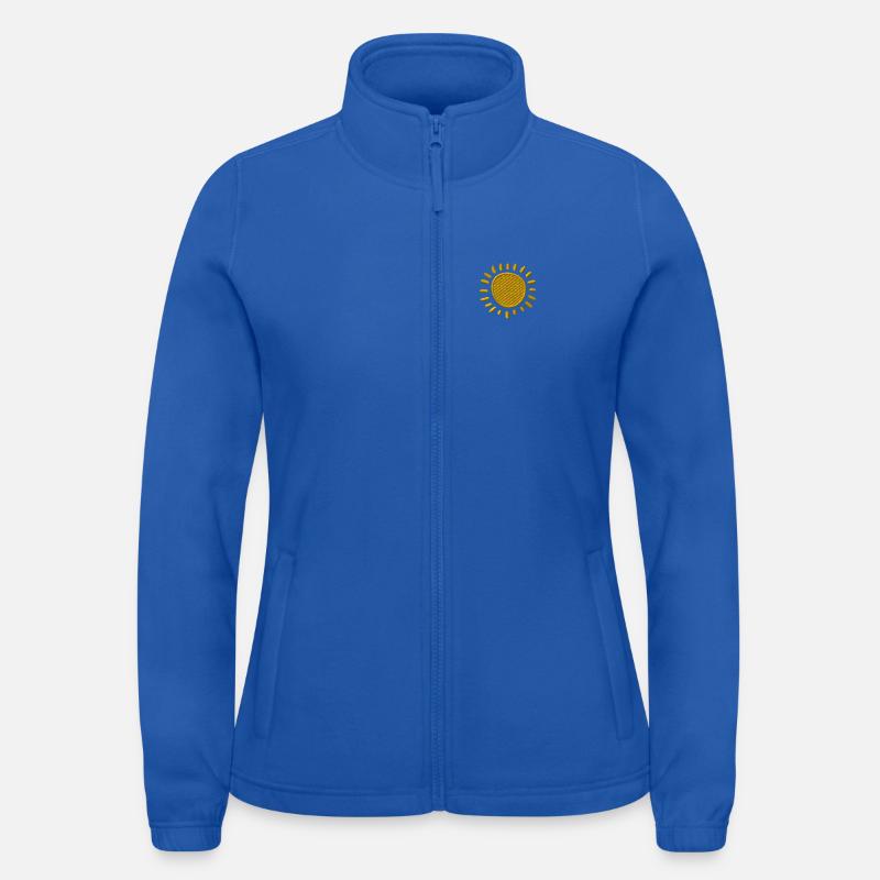 Sun embroidered Women's Fleece Jacket North