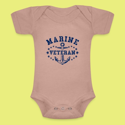 Marine Veteran - Baby Tri-Blend-Kurzarm-Body