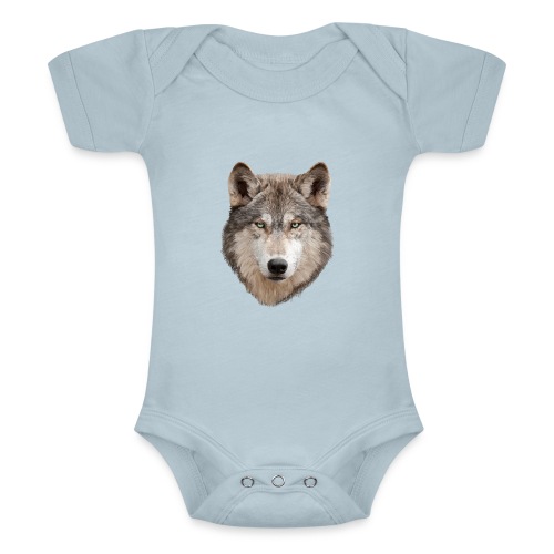 Wolf - Baby Tri-Blend-Kurzarm-Body