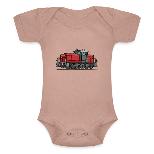 Diesellokomotive - Baby Tri-Blend-Kurzarm-Body