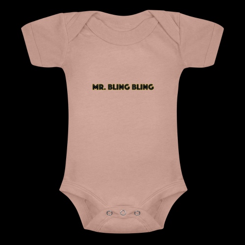 bling bling - Baby Tri-Blend-Kurzarm-Body