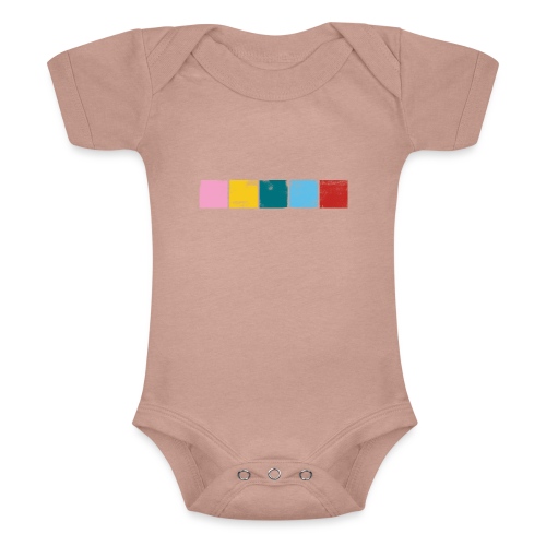 Stabil Farben ohne Logo - Baby Tri-Blend-Kurzarm-Body