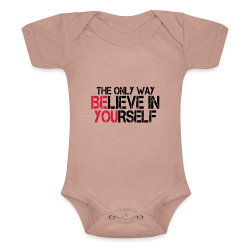 Believe in yourself - Baby Tri-Blend-Kurzarm-Body
