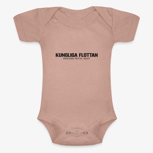 Kungliga Flottan - Swedish Royal Navy - Kortärmad triblend-babybody