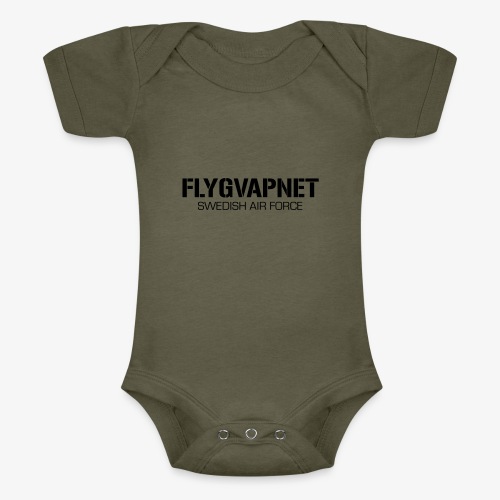 FLYGVAPNET - SWEDISH AIR FORCE - Kortärmad triblend-babybody