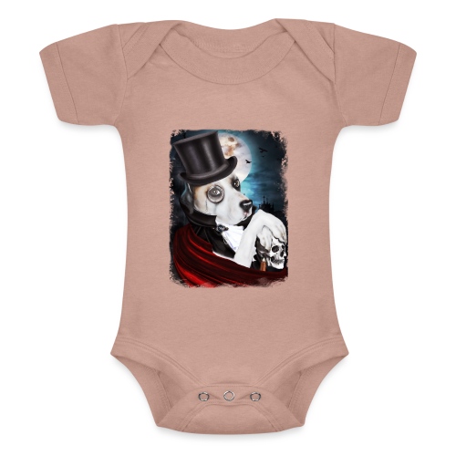 Gothic Dog #2 - Body a maniche corte tri-blend per neonato