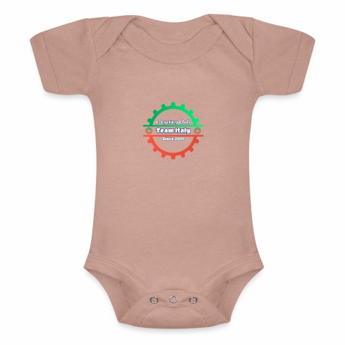 LOGO TEAM ITALY - Body a maniche corte tri-blend per neonato