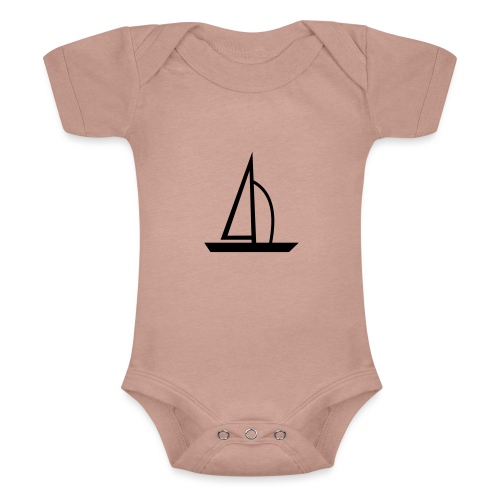Segelboot - Baby Tri-Blend-Kurzarm-Body