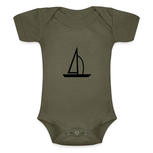 Segelboot - Baby Tri-Blend-Kurzarm-Body