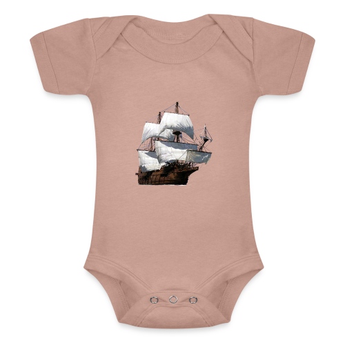 Segelschiff - Baby Tri-Blend-Kurzarm-Body