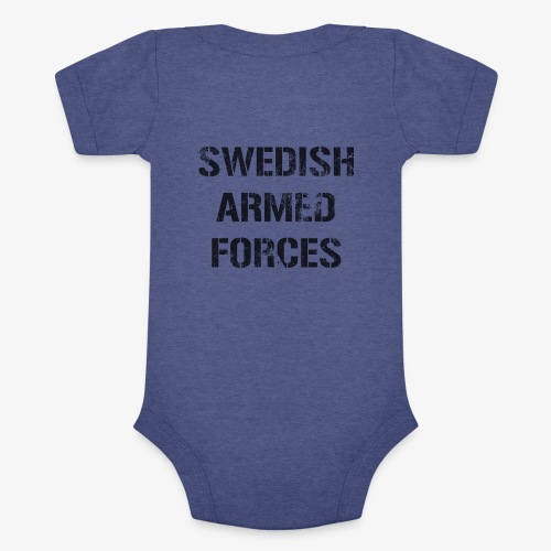 SWEDISH ARMED FORCES Rugged + SWE Flag - Kortärmad triblend-babybody