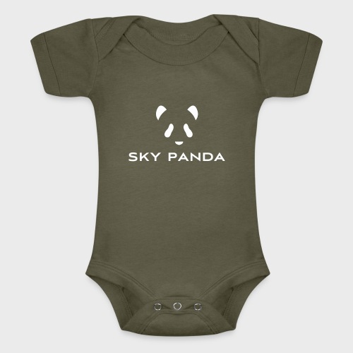Sky Panda White - Baby Tri-Blend-Kurzarm-Body