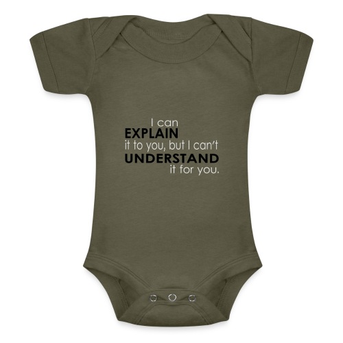 I can EXPLAIN it to you... - Baby Tri-Blend-Kurzarm-Body