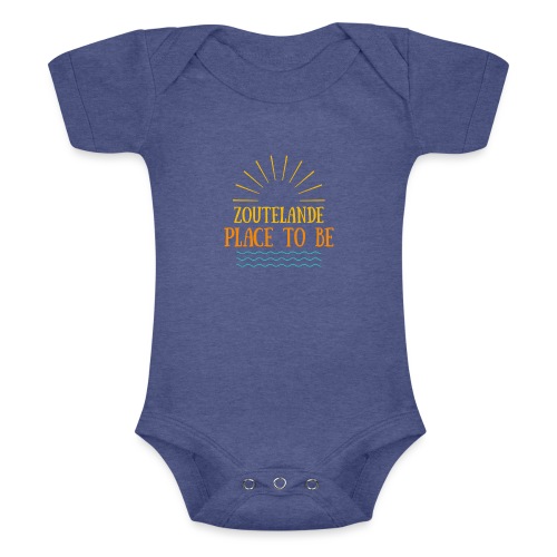 Zoutelande - Place To Be - Baby Tri-Blend-Kurzarm-Body