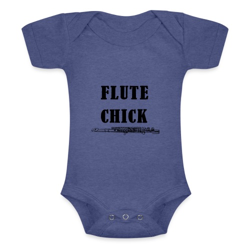 Flute Chick - Tri-Blend kortermet babybody 