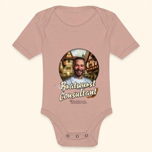 Grill T-Shirt Design Bratwurst Consultant - Baby Tri-Blend-Kurzarm-Body