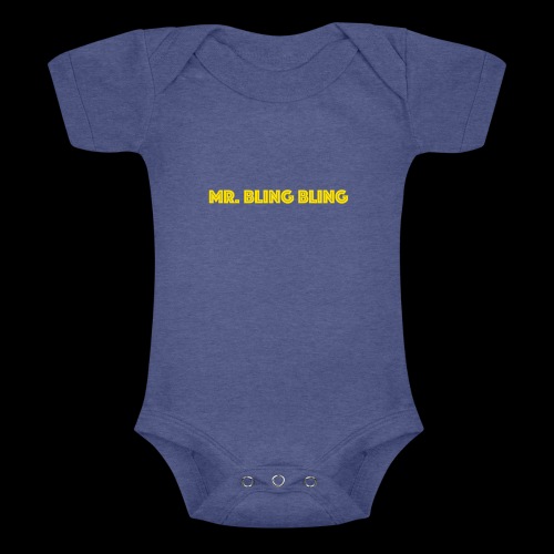 bling bling - Baby Tri-Blend-Kurzarm-Body