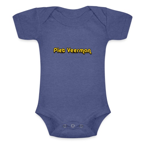 Piet Veerman - Baby tri-blend rompertje met korte mouwen