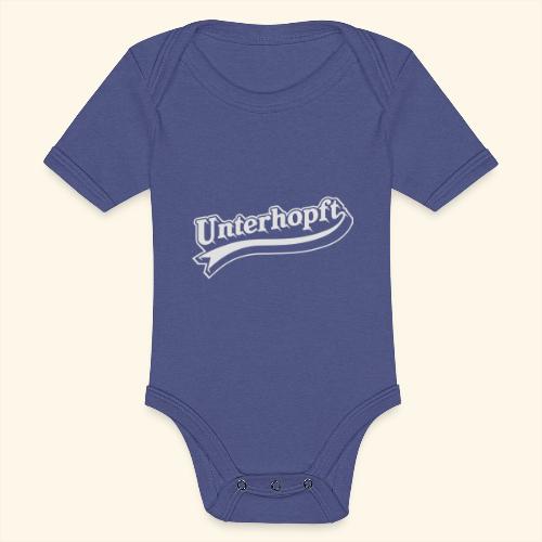 Unterhopft Bier T-Shirt Design - Baby Tri-Blend-Kurzarm-Body