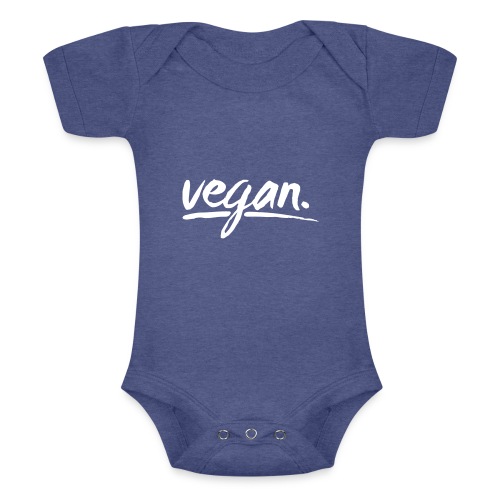 vegan - simply vegan ! - Baby Tri-Blend-Kurzarm-Body