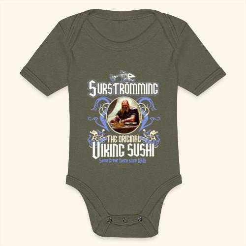 Surströmming Wikinger Sushi Design - Baby Tri-Blend-Kurzarm-Body