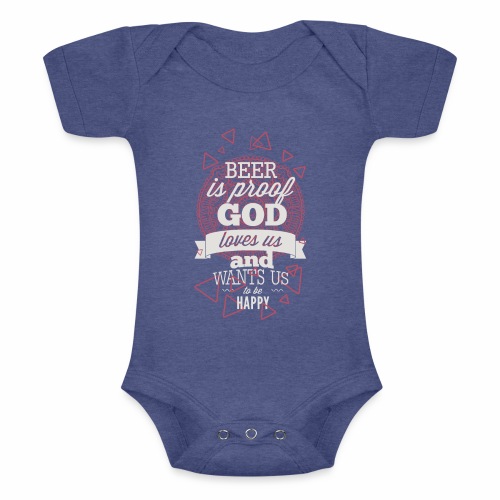Beer is good - Baby Tri-Blend-Kurzarm-Body