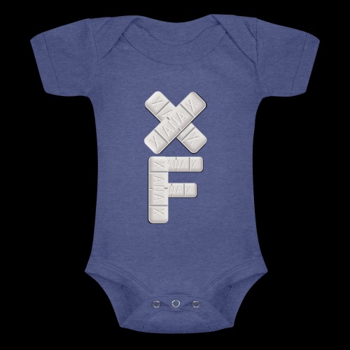 XF Xanax Logo - Baby Tri-Blend-Kurzarm-Body