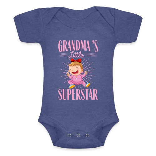 Grandma's little Superstar - Baby Tri-Blend-Kurzarm-Body
