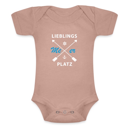 Lieblingsplatz Meer - Baby Tri-Blend-Kurzarm-Body