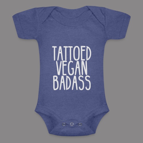 veganbadass - Baby Tri-Blend-Kurzarm-Body
