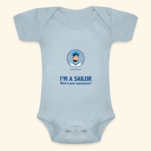 SeaProof Superpower - Baby Tri-Blend-Kurzarm-Body