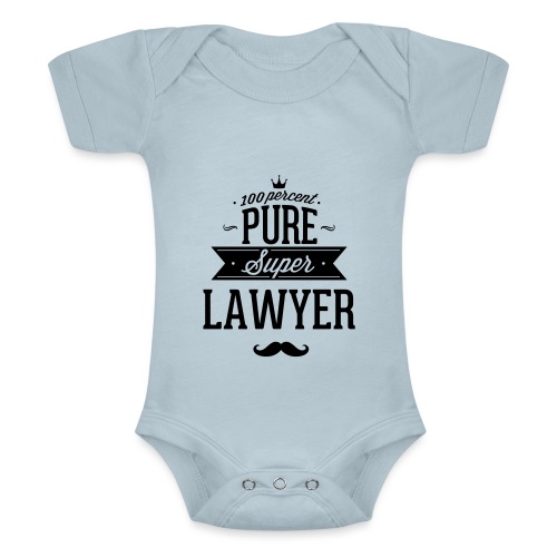 100 Prozent super Anwalt - Baby Tri-Blend-Kurzarm-Body