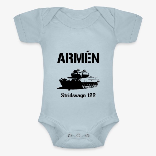 ARMÉN - Stridsvagn 122 - Kortärmad triblend-babybody