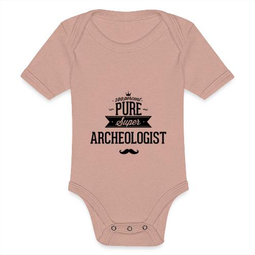 100 Prozent pur Super Archäologe - Baby Tri-Blend-Kurzarm-Body