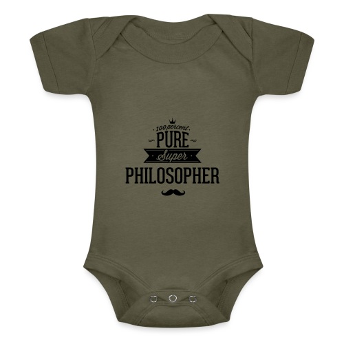 100 Prozent Philosoph - Baby Tri-Blend-Kurzarm-Body