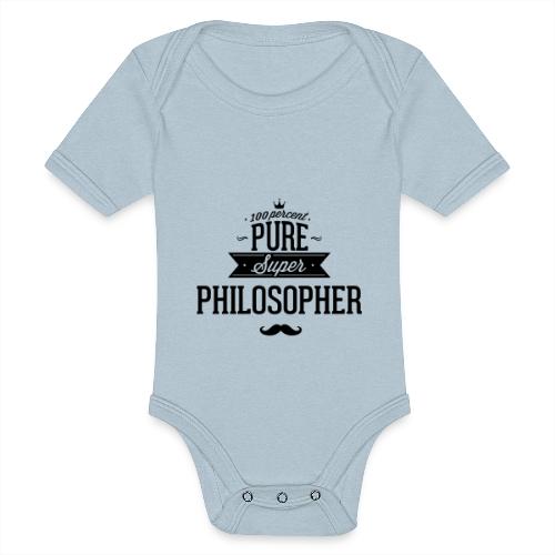 100 Prozent Philosoph - Baby Tri-Blend-Kurzarm-Body