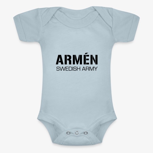 ARMÉN -Swedish Army - Kortärmad triblend-babybody
